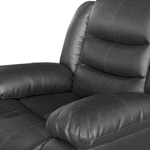 Fantasy Recliner Pu Leather 1R Black - Furniture > Bar Stools & Chairs > Massage Chairs