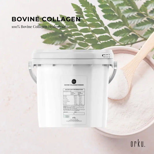 2.5kg Collagen Powder Bucket - Bovine Protein Peptide Supplement Unflavoured