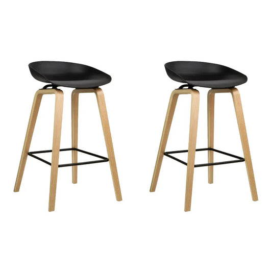 2x Bar Stools Wooden