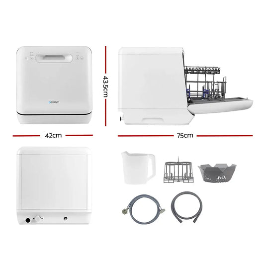 3 Place Settings Benchtop Dishwasher