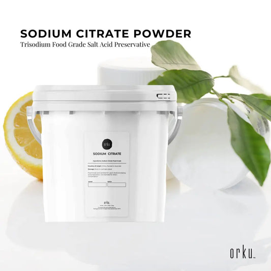 5kg Sodium Citrate Powder Tub - Trisodium Food Grade Acid Salt Preservative