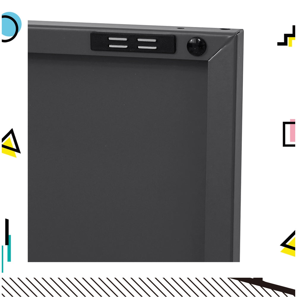 ArtissIn Buffet Sideboard Metal Cabinet BASE Charcoal Furniture > Living Room