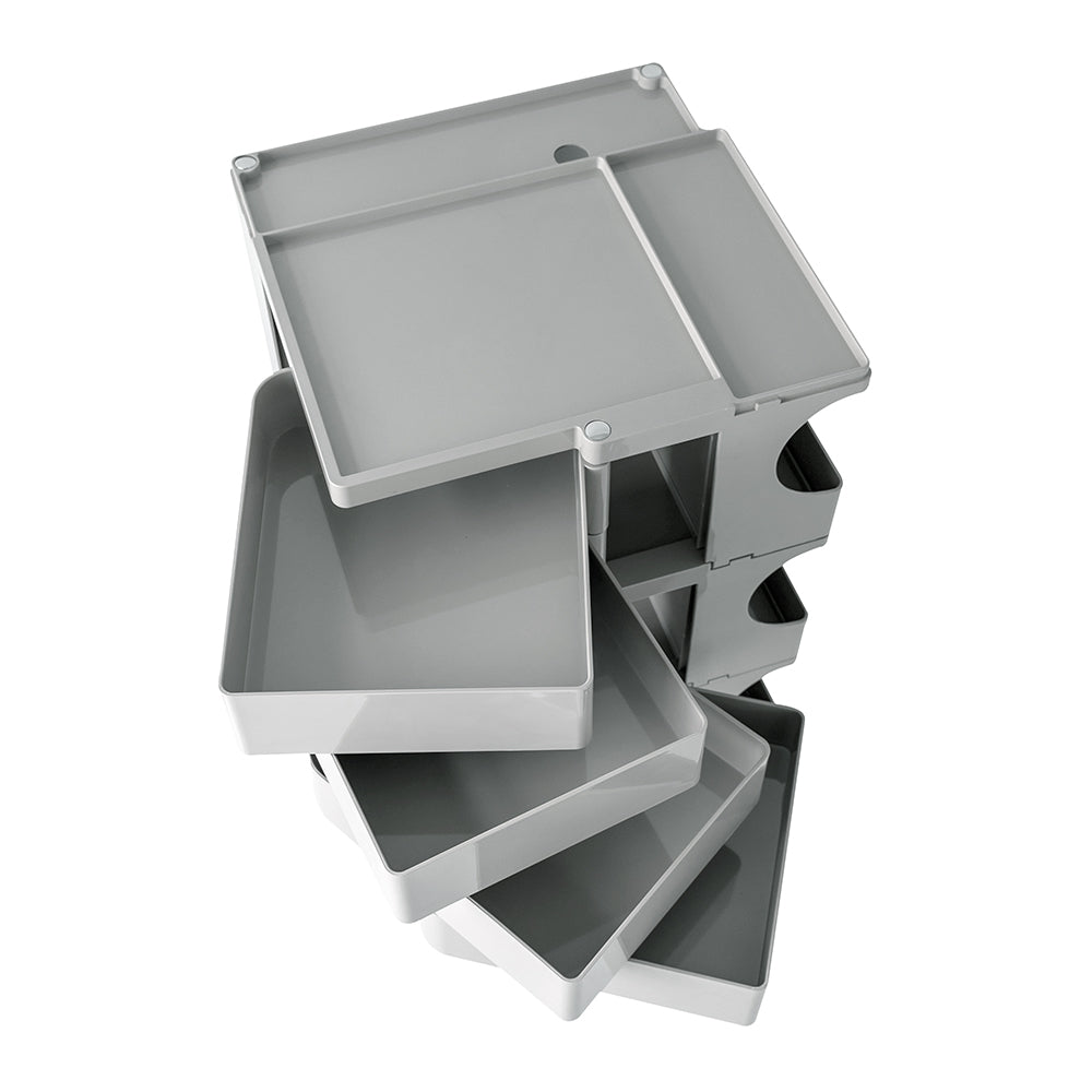 ArtissIn Storage Trolley Bedide Table 5 Tier Cart Boby Replica Grey Furniture > Living Room