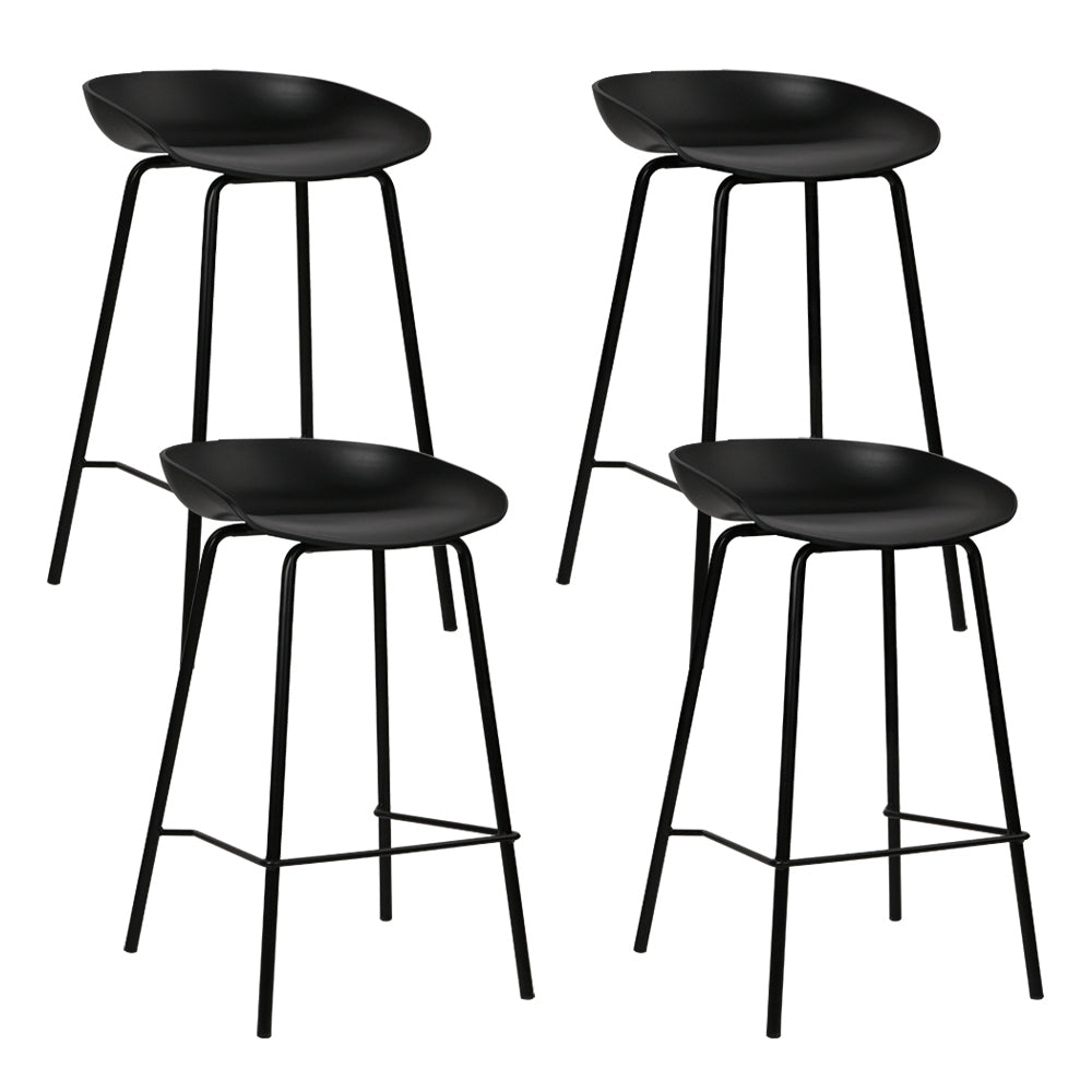 Artiss 4x Bar Stools Kitchen Counter Stools Metal - Furniture > Bar Stools & Chairs > Table & Bar Stools