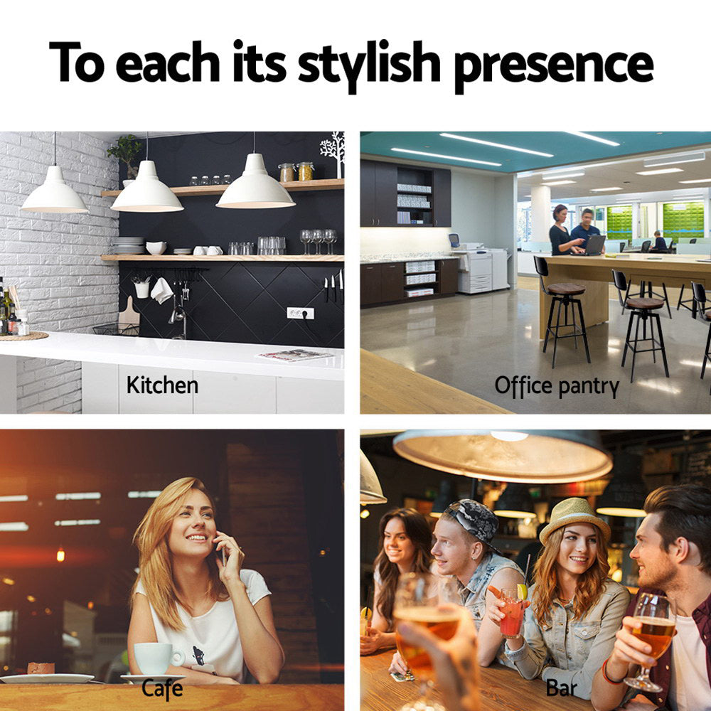 Artiss Bar Stools Kitchen Counter Chairs Vintage Metal Chairs x2 Furniture > Bar Stools & Chairs