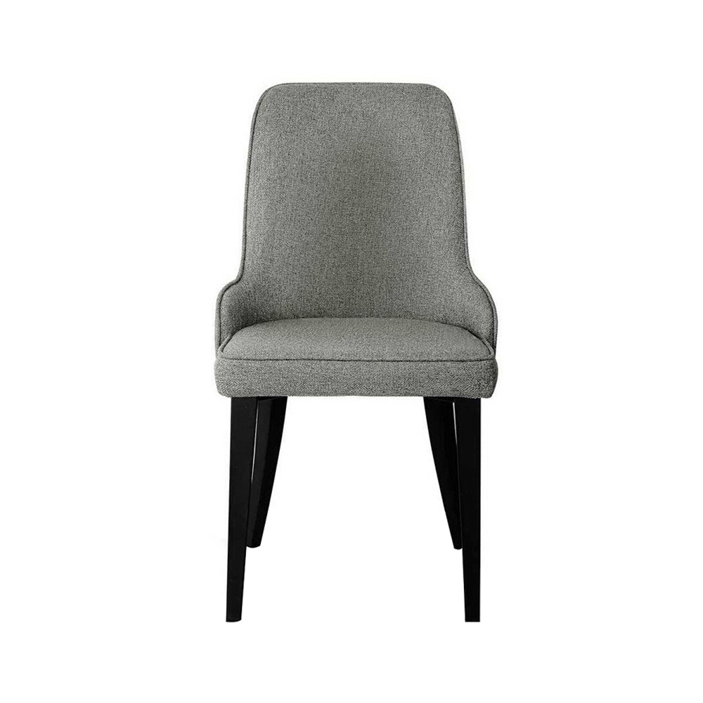 Artiss Dining Chairs Set of 2 Linen Fabric Grey Furniture > Dining > Dining Set