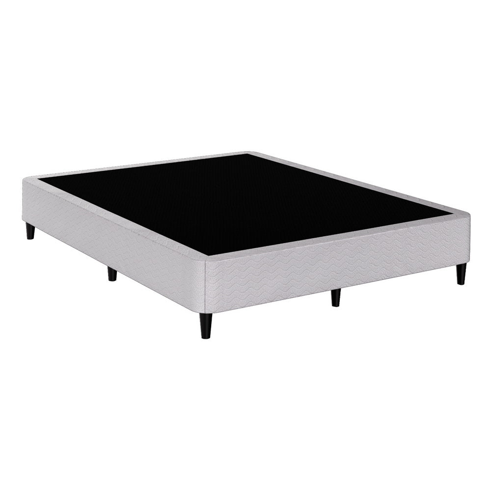 Artiss Bed Frame Queen Size Metal Grey MASON - Furniture > Bedroom > Beds & Bed Frames
