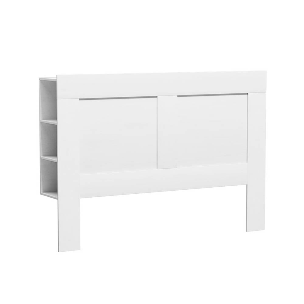 Artiss Bed Head Headboard Queen with Shelves - CABI White - Furniture > Bedroom > Beds & Bed Frames