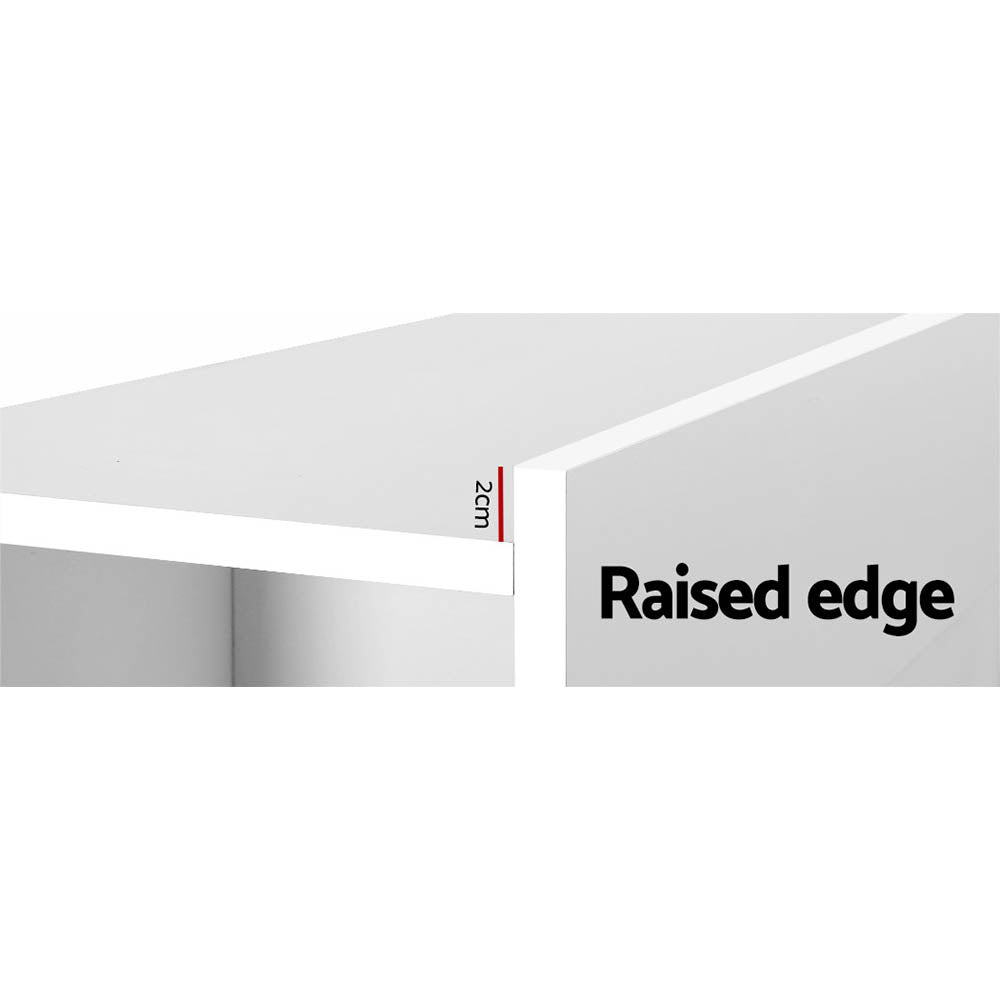 Artiss Bed Head Headboard Queen with Shelves - CABI White - Furniture > Bedroom > Beds & Bed Frames
