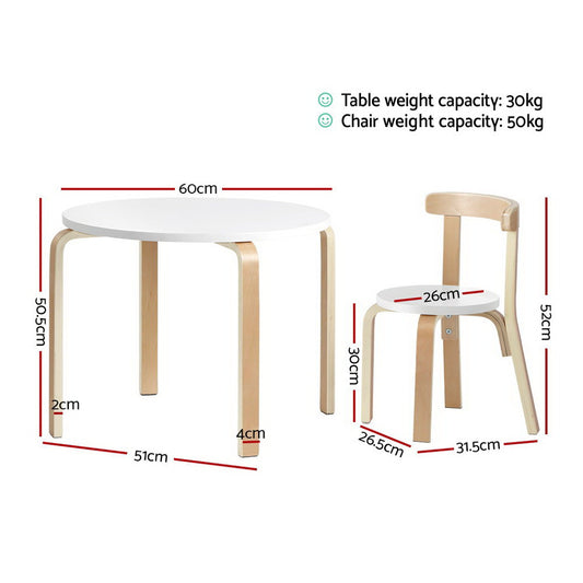 3PCS Kids Table and Chairs Set Activity Toy Play Desk - Baby & Kids > Kid’s Furniture