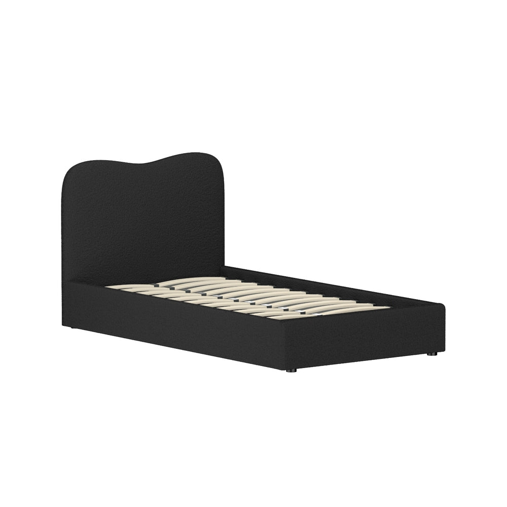Artiss Bed Frame King Single Size Boucle DARA Furniture > Bedroom > Beds & Bed Frames