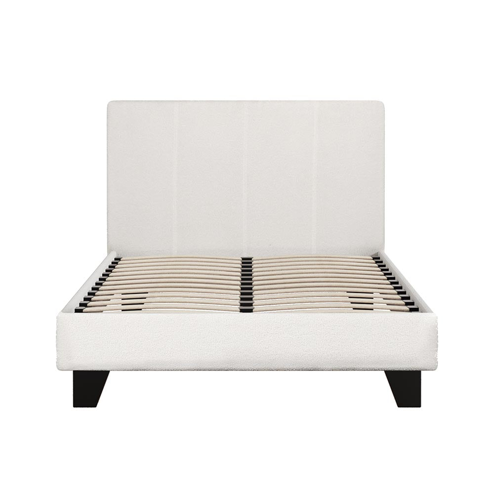 Artiss Bed Frame King Single Size Boucle NEO - Furniture > Bedroom > Beds & Bed Frames