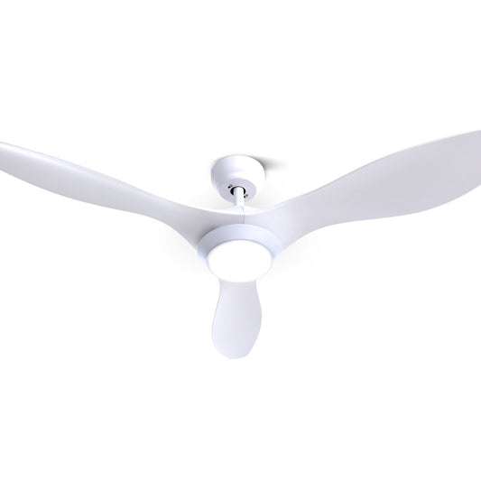 Devanti 52’’ Ceiling Fan DC Motor w/Light w/Remote White Appliances > Fans > Ceiling Fans