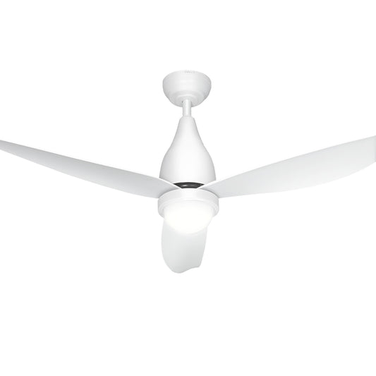 Devanti 52’’ Ceiling Fan DC Motor LED Light Remote Control White Appliances > Fans > Ceiling Fans