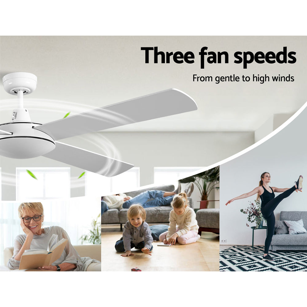 Devanti 52’’ Ceiling Fan w/Remote White Appliances > Fans > Ceiling Fans