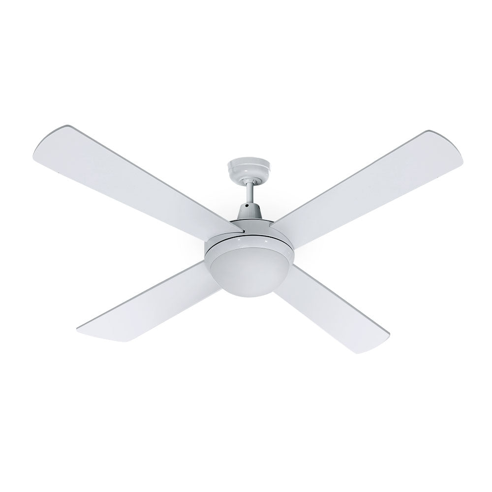 Devanti 52’’ Ceiling Fan AC Motor w/Light w/Remote White Appliances > Fans > Ceiling Fans