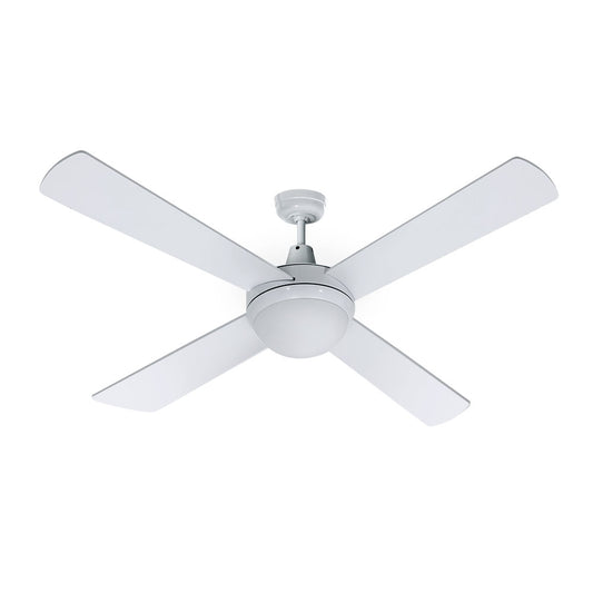 Devanti 52’’ Ceiling Fan AC Motor w/Light w/Remote White Appliances > Fans > Ceiling Fans