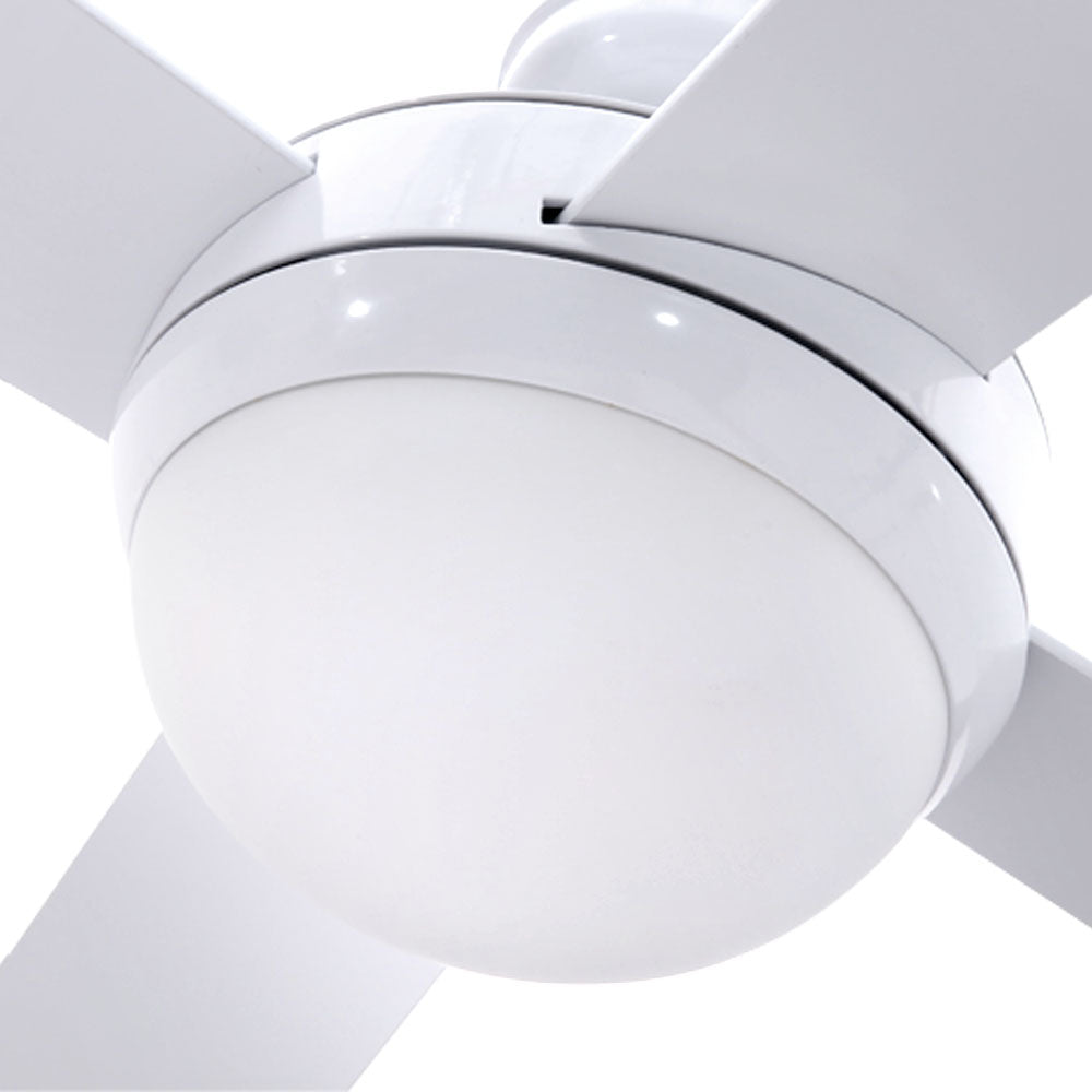 Devanti 52’’ Ceiling Fan AC Motor w/Light w/Remote White Appliances > Fans > Ceiling Fans