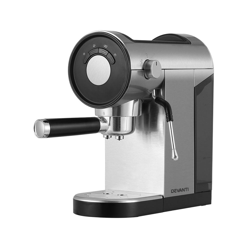 Devanti 20 Bar Coffee Machine Espresso Cafe Maker Appliances > Kitchen Appliances