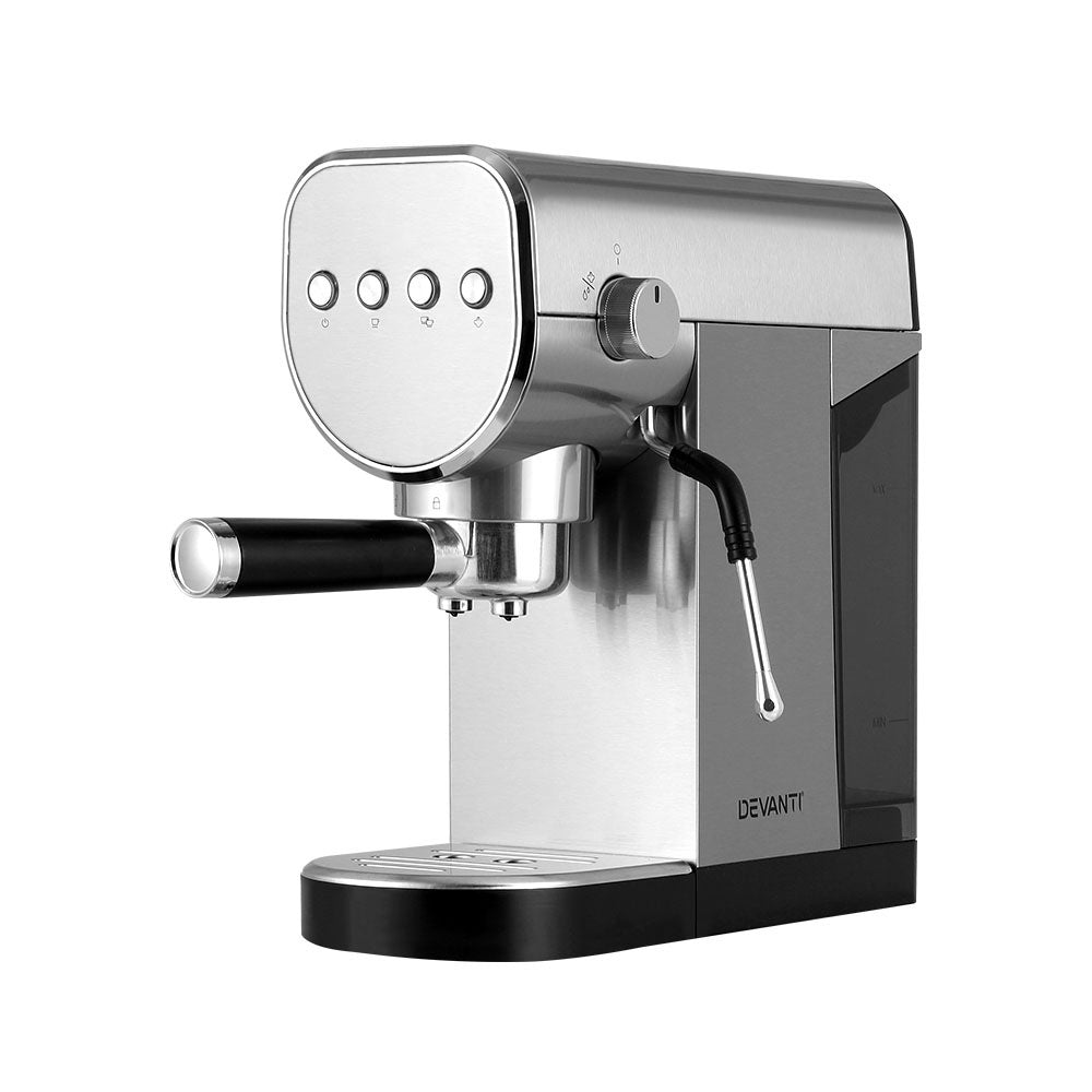 Devanti 20 Bar Coffee Machine Espresso Cafe Maker Appliances > Kitchen Appliances