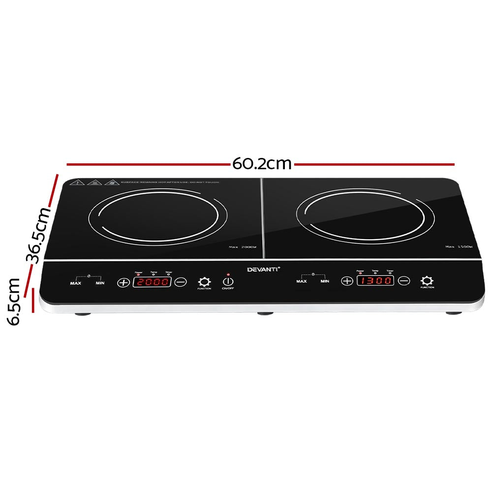 Devanti Induction Cooktop 60cm Portable Cooker Appliances > Kitchen Appliances