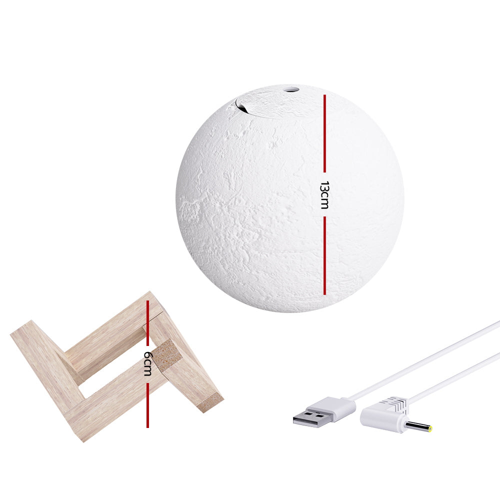 Devanti Aroma Diffuser Aromatherapy Moon Lamp 880ml Appliances > Aroma Diffusers & Humidifiers