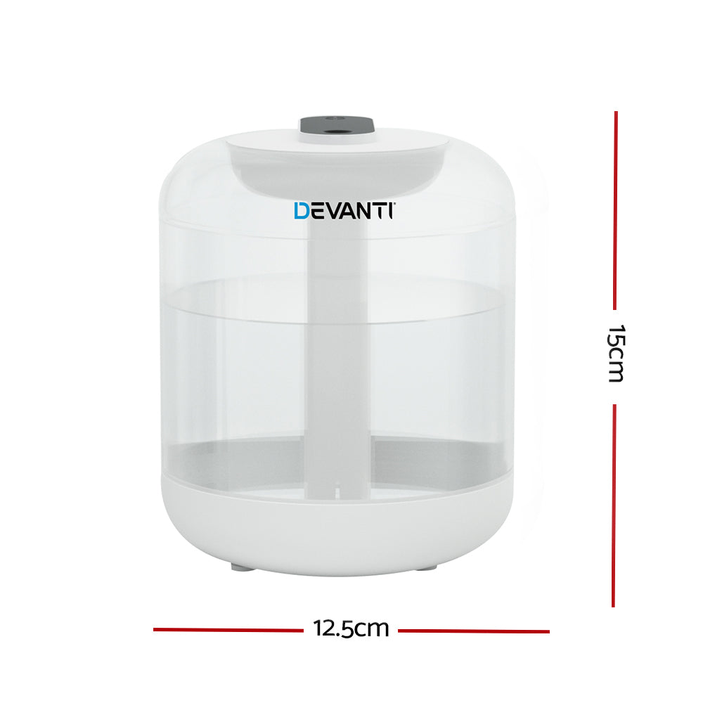 Devanti Aroma Diffuser Aromatherapy Humidifier 1L Appliances > Aroma Diffusers & Humidifiers