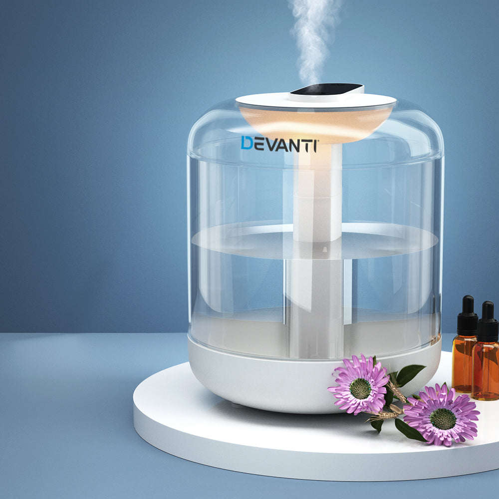 Devanti Aroma Diffuser Aromatherapy Humidifier 1L Appliances > Aroma Diffusers & Humidifiers