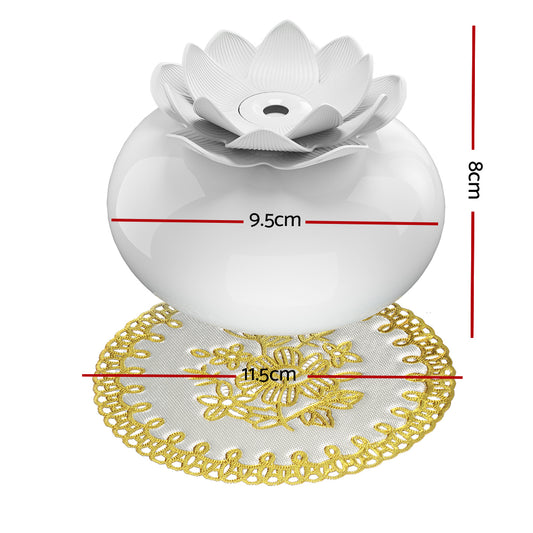 Devanti Aroma Diffuser Aromatherapy Lotus 200ml Appliances > Aroma Diffusers & Humidifiers