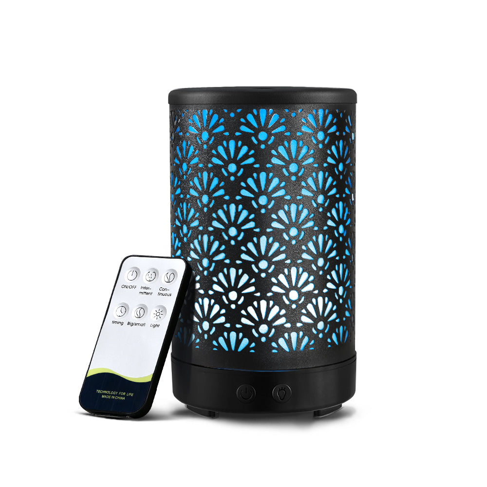 Devanti Aroma Diffuser Aromatherapy Black 100ml Appliances > Aroma Diffusers & Humidifiers