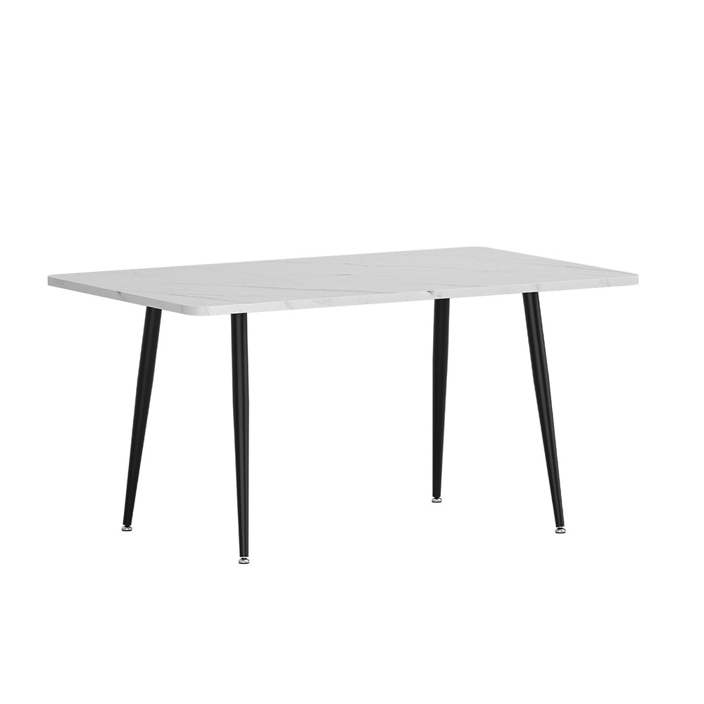 1.5M Artiss Dining Table Marble Effect - Furniture > Dining > Dining Tables