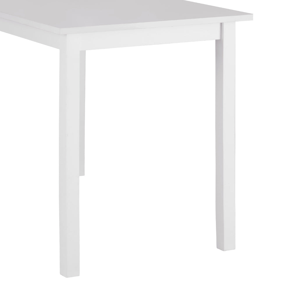 Artiss Dining Chairs and Table Dining Set 4 Cafe Chairs Set Of 5 4 Seater White - Furniture > Dining > Dining Set