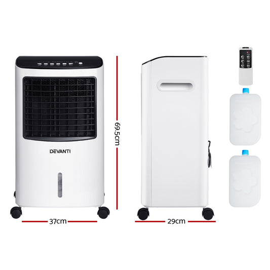 Devanti Evaporative Air Cooler Conditioner 8L Appliances > Air Conditioners > Evaporative Coolers