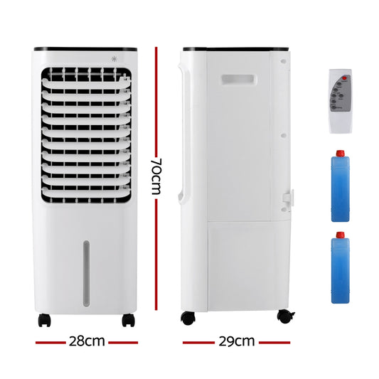 Devanti 12L Evaporative Air Cooler Conditioner Appliances > Air Conditioners > Evaporative Coolers