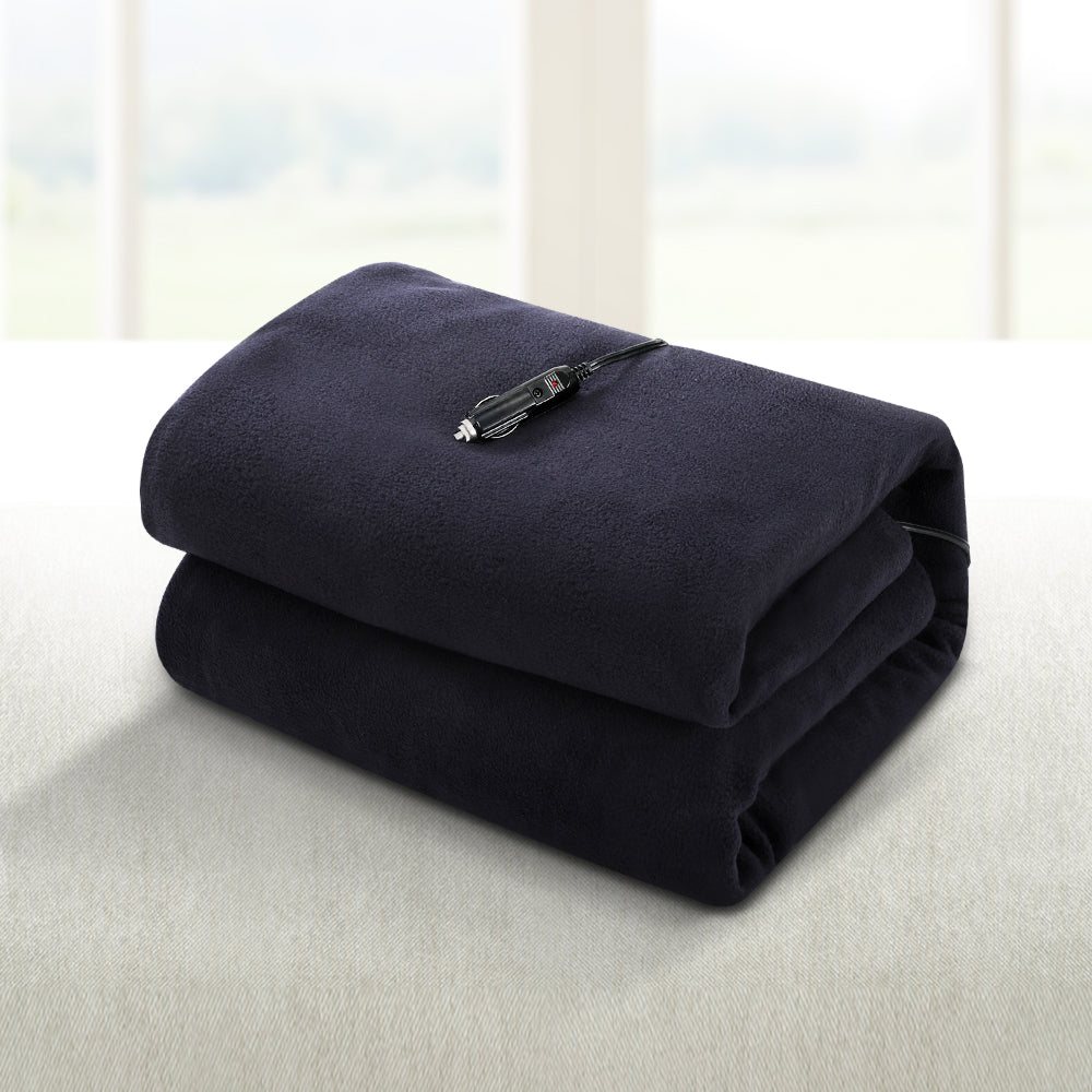 Giselle Electric Heated Blanket Car Truck Throw Rug Travel Camping 12V DC Aut Home & Garden > Bedding