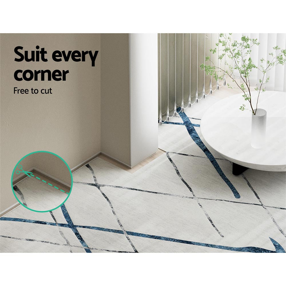 Artiss Rug 200x290cm Area Rug Washable Mat Large Carpet Soft Short Pile Jaca Home & Garden > Rugs > Floor Rugs