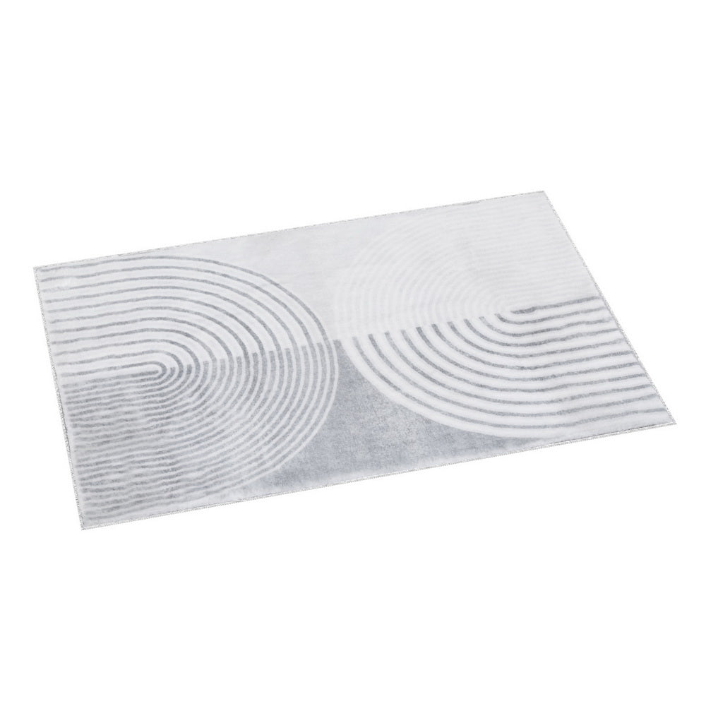 Rug 120x160cm Area Washable Mat Large Carpet Faux Rabbit Fur Cyril