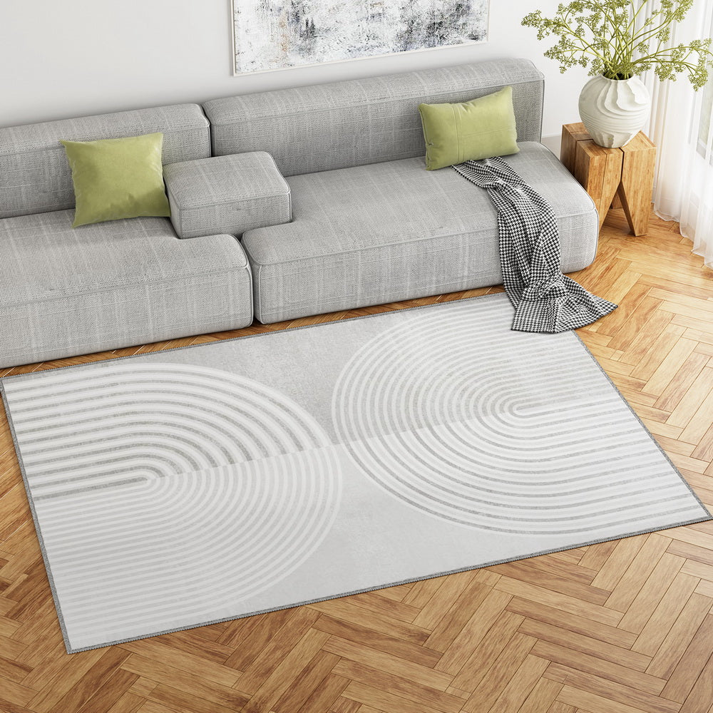 Artiss Rug 160x230cm Area Rug Washable Mat Large Carpet Faux Rabbit Fur Cyril Home & Garden > Rugs > Floor Rugs