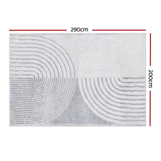 Artiss Rug 200x290cm Area Rug Washable Mat Large Carpet Faux Rabbit Fur Cyril Home & Garden > Rugs > Floor Rugs