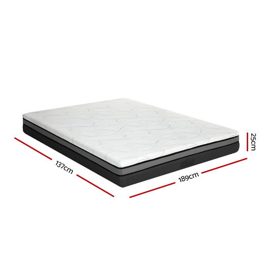 Giselle Bedding Memory Foam Mattress Bed Cool Gel Non Spring 25cm Double Furniture > Mattresses > Mattress Toppers
