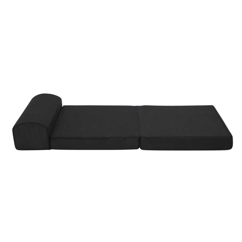 Giselle Bedding Foldable Mattress Folding Foam Bed Mat Black Furniture > Mattresses
