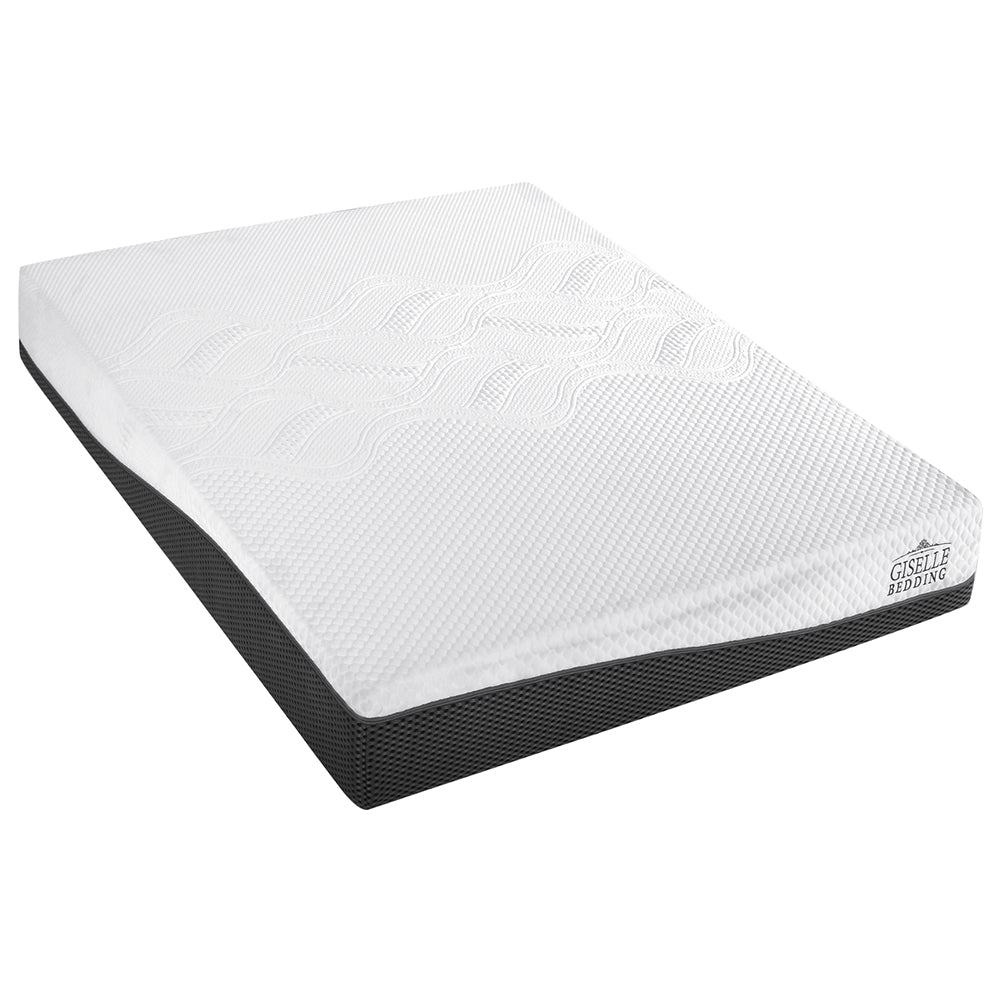 Giselle Bedding Memory Foam Mattress Bed Cool Gel Non Spring 21cm Queen - Furniture > Mattresses > Mattress Toppers