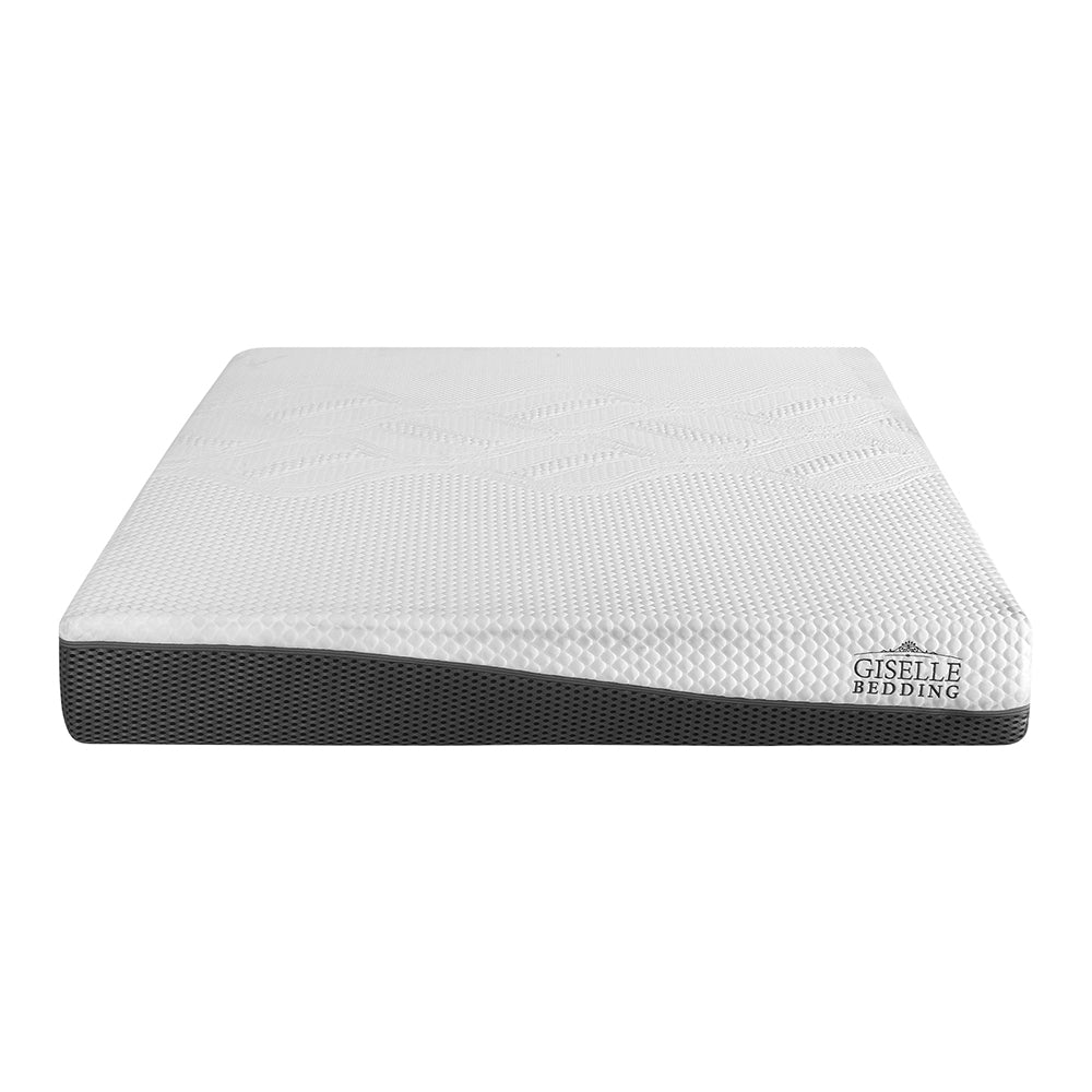 Giselle Bedding Memory Foam Mattress Bed Cool Gel Non Spring 21cm Queen - Furniture > Mattresses > Mattress Toppers
