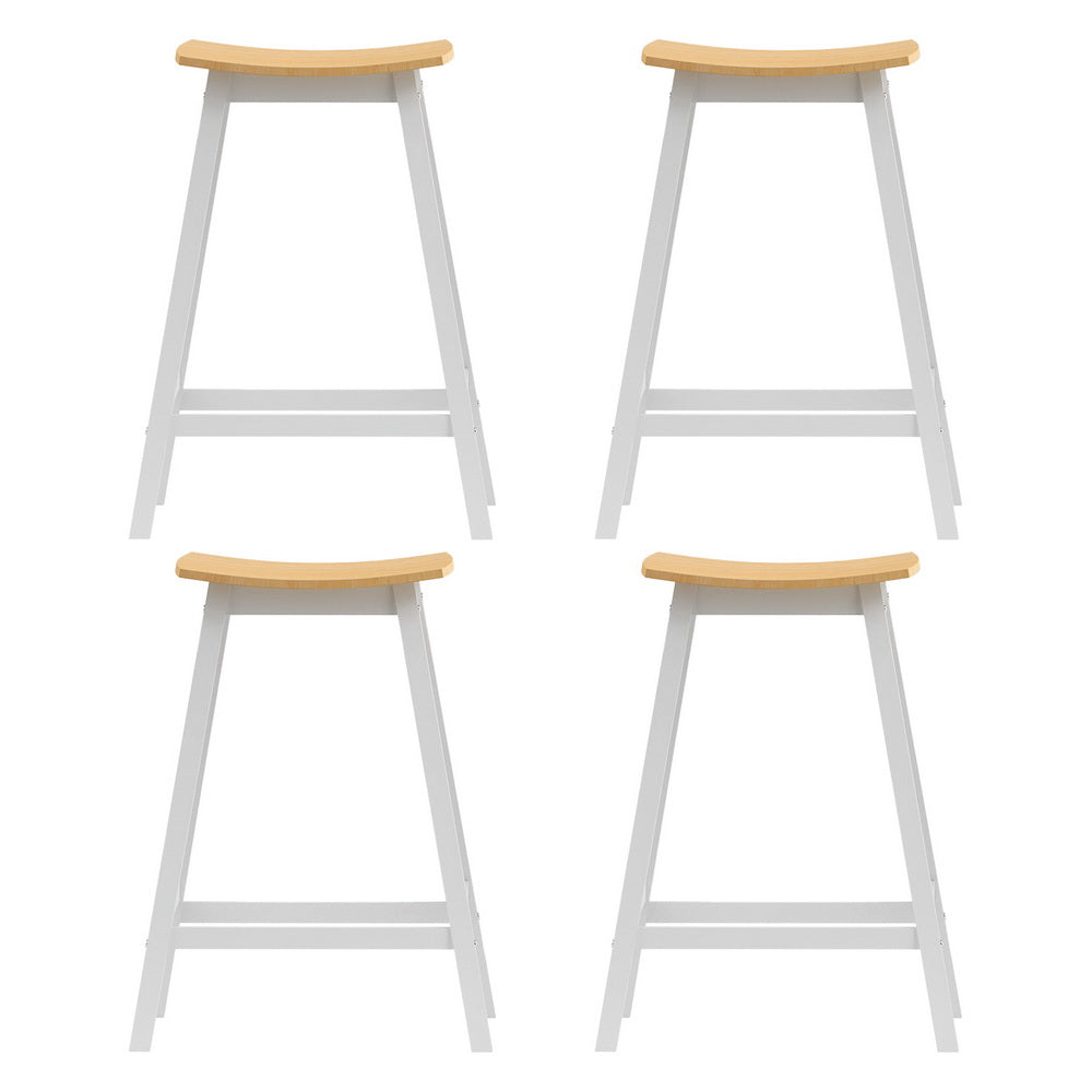 Artiss 4x Bar Stools Wooden Chairs Oak - Furniture > Bar Stools & Chairs > Massage Chairs