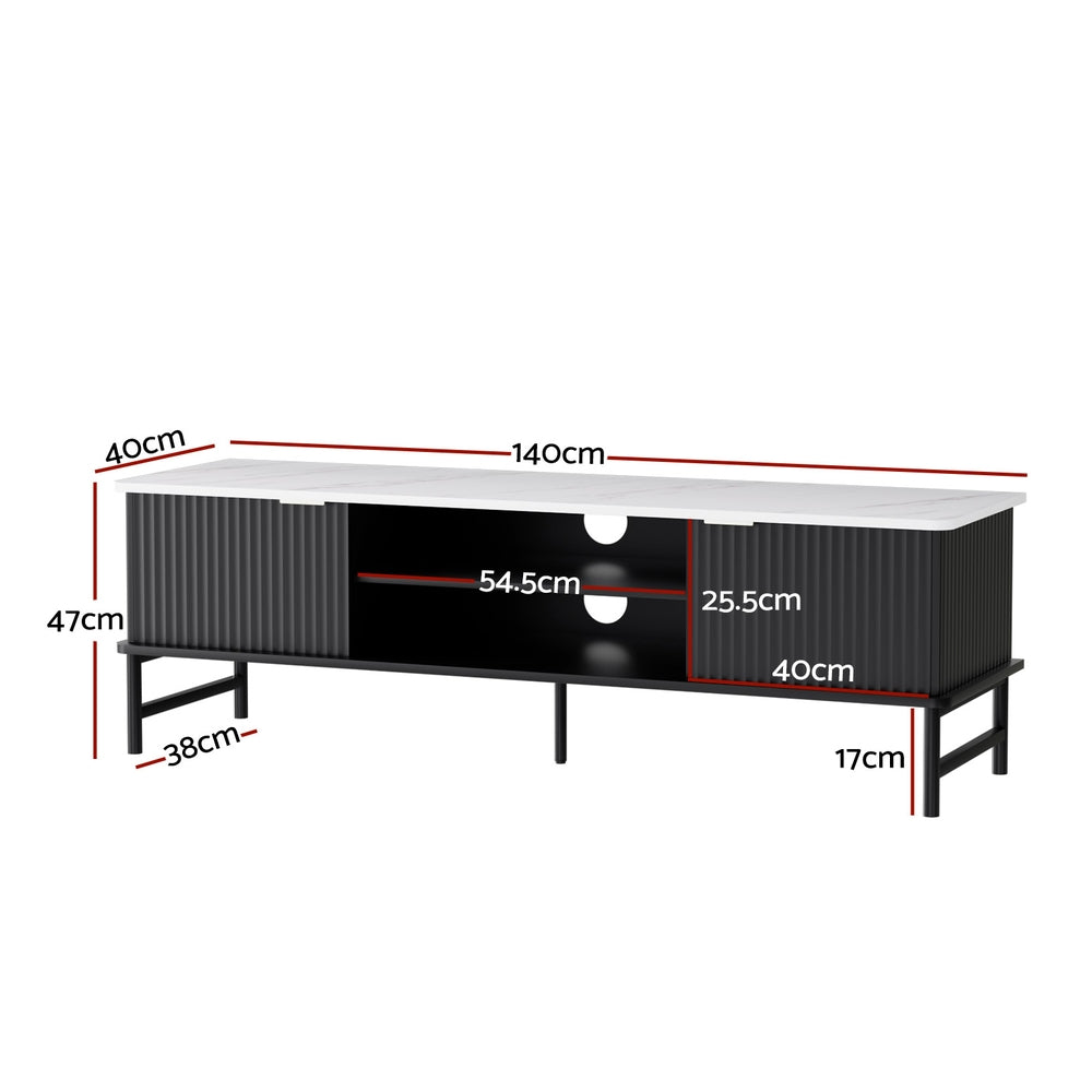 Artiss TV Cabinet Entertainment Unit Stand Storage 140CM - Furniture > Living Room > TV Units