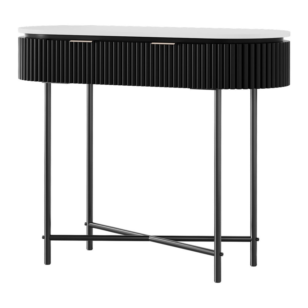 Artiss Console Table 2 Drawers 100CM - Furniture > Office > Desks