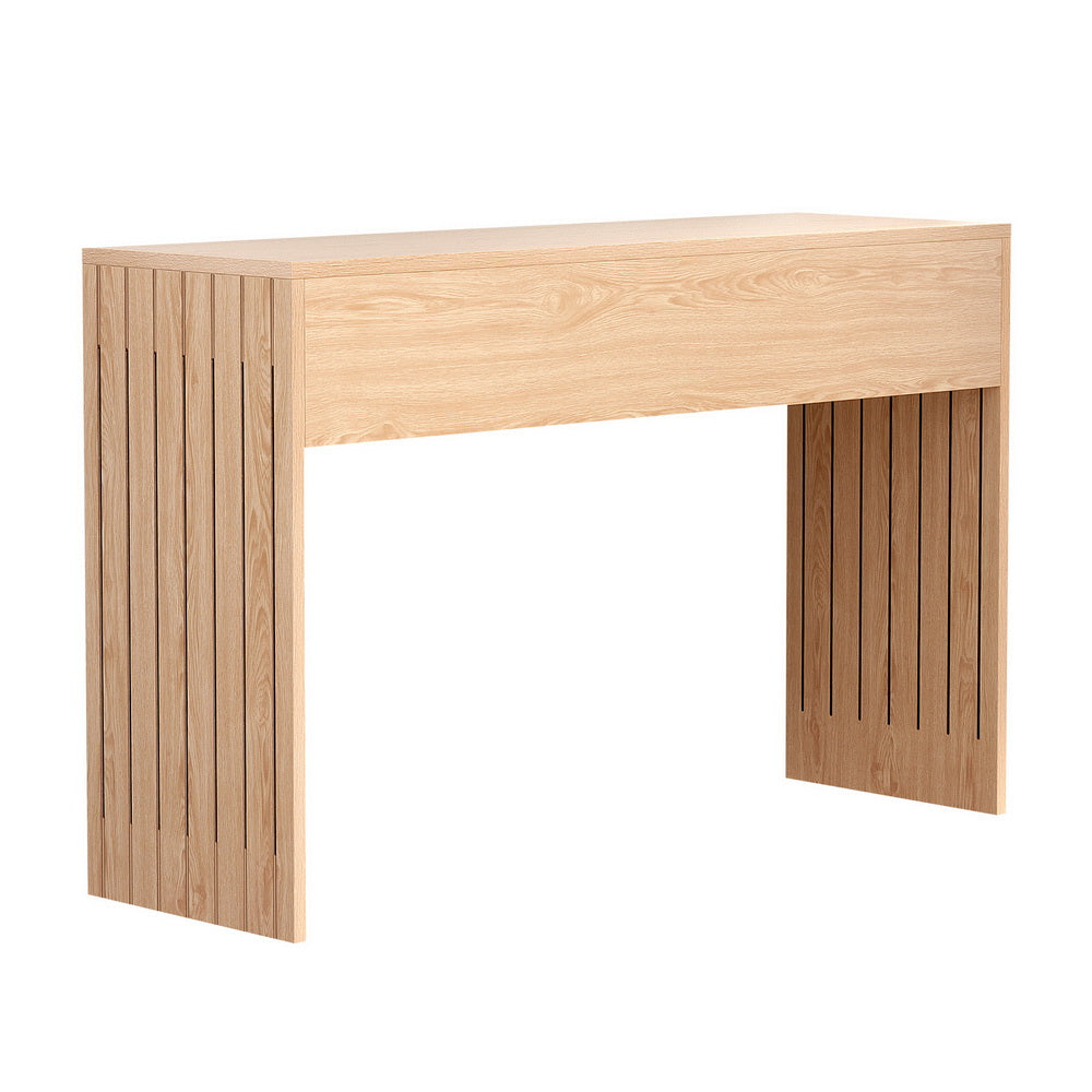 Artiss Console Table Hallway Fluted 120CM Pine - Furniture > Living Room > Side Tables