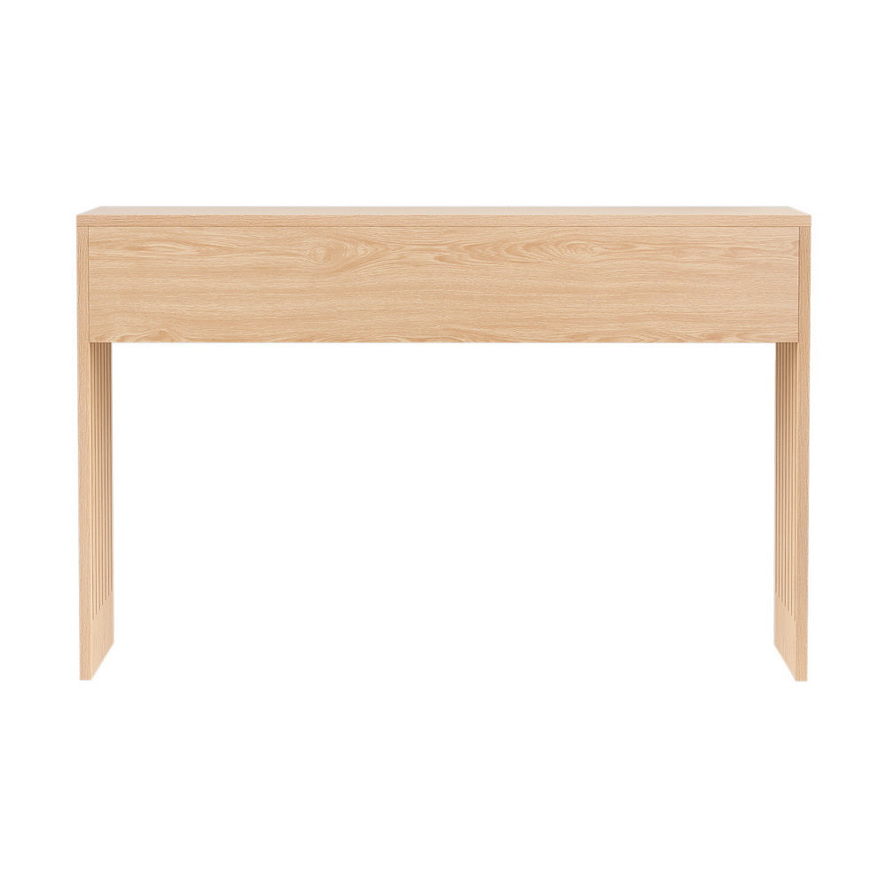 Artiss Console Table Hallway Fluted 120CM Pine - Furniture > Living Room > Side Tables
