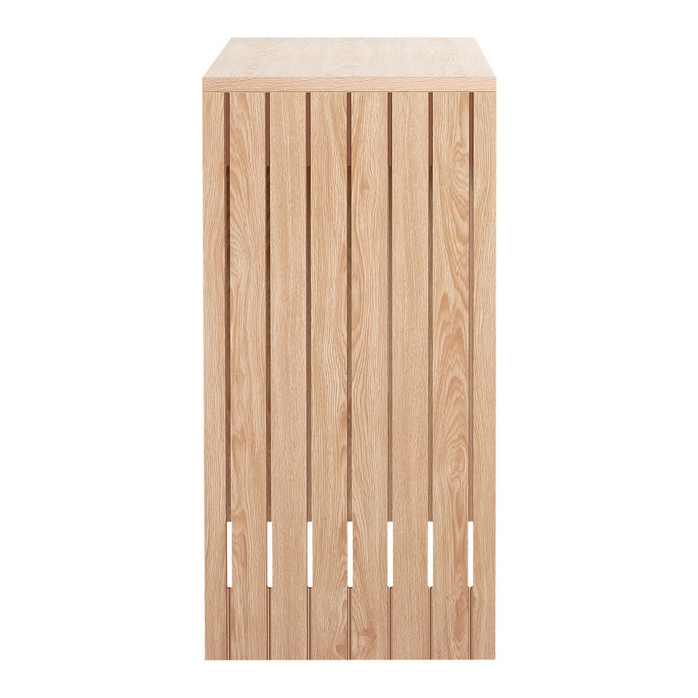 Artiss Console Table Hallway Fluted 120CM Pine - Furniture > Living Room > Side Tables