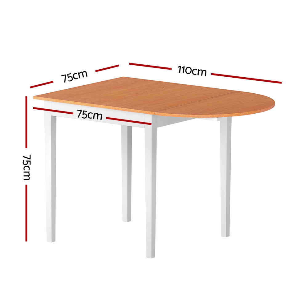 1.1M Artiss Dining Table Extendable - Furniture > Dining > Dining Tables